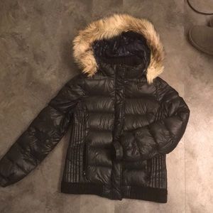 American Eagle Black Puffy Coat